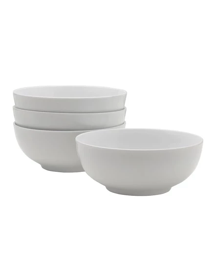 Набор мисок для хлопьев Fitz and Floyd Everyday Whiteware, 4 шт., белые
