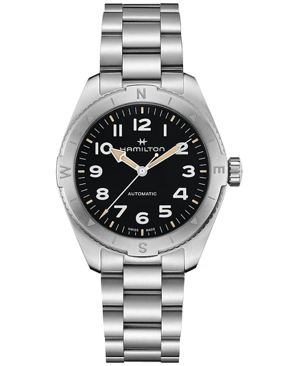 Мужские часы Hamilton Khaki Field 41мм авт., серебристые