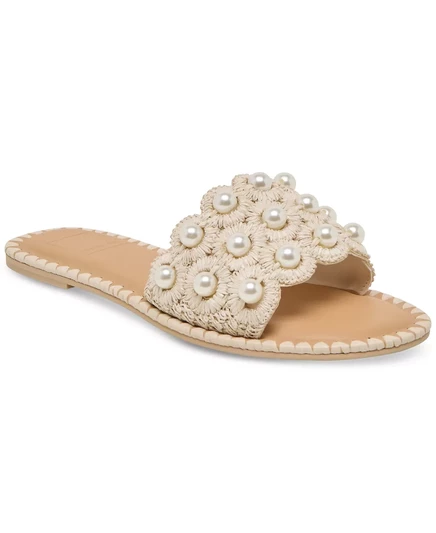  Женские босоножки Harlyn Pearl, сплетенные из рафии, на плоской подошве vanilla raffia