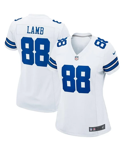 Женская джерси Nike Dallas Cowboys CeeDee Lamb, белая