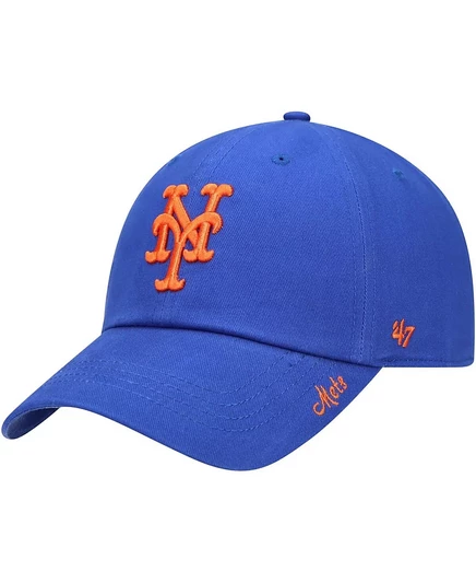 Женская кепка 47 Brand Miata Clean Up New York Mets, синяя