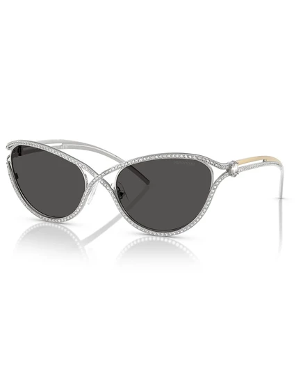 Женские солнцезащитные очки Swarovski SK7025, серебристые