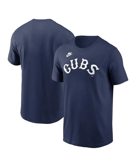 Мужская футболка Nike Cooperstown Chicago Cubs, синяя