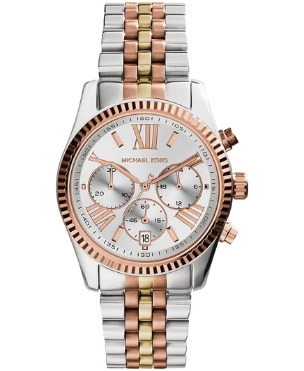 Женские часы Michael Kors Lexington трёхцветные, 38 мм