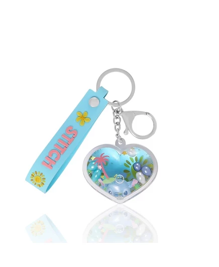 Брелок Disney Stitch с плавающим декором, голубой