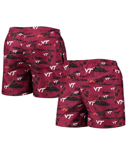 Мужские плавки‑шорты FOCO Virginia Tech Hokies, бордовые