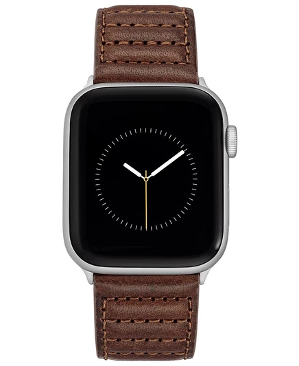 Мужской ремешок Vince Camuto из кожи Apple Watch коричневый