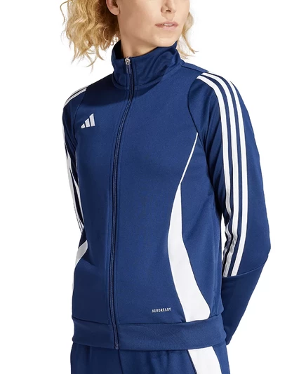  Женская спортивная куртка Tiro 24 на молнии team navy blue/white