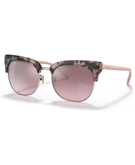  Женские солнцезащитные очки с зеркальным градиентом HC8309  pink tortoise
