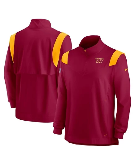 Мужской лонгслив Nike Washington Commanders Sideline, красный