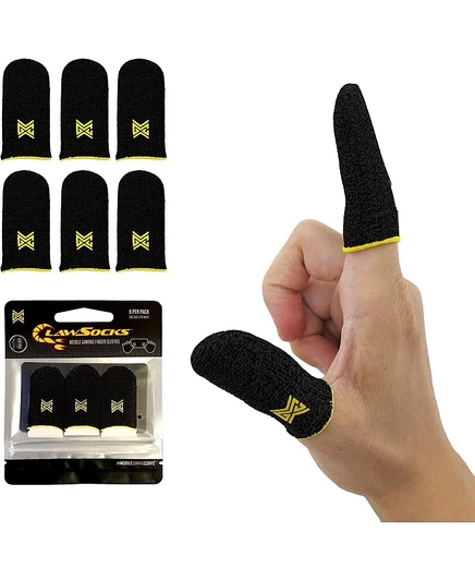 Игровые напальчники Mobile Gaming Corps ClawSocks, 6 шт, черные