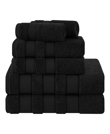 Набор банных полотенец American Soft Linen Salem, черный