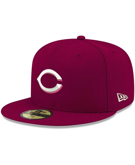 Мужская бейсболка New Era 59FIFTY Cincinnati Reds, белая