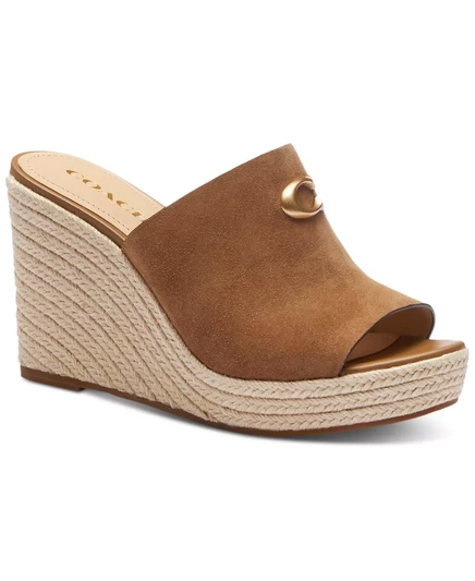  Босоножки-эспадрильи Gloria C Slide на танкетке coconut suede