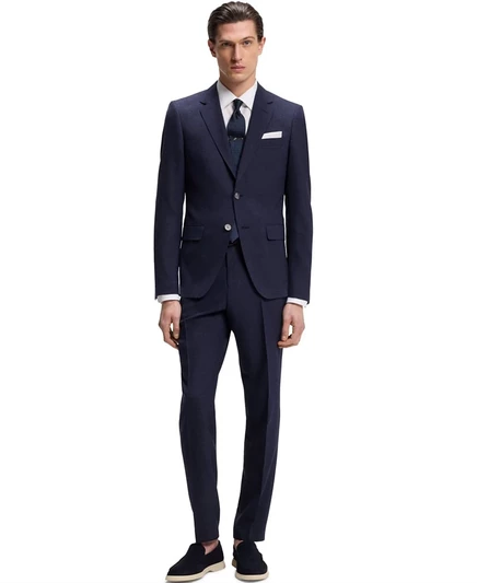 Мужской костюм Hugo Boss 2-предметный приталенный, синий