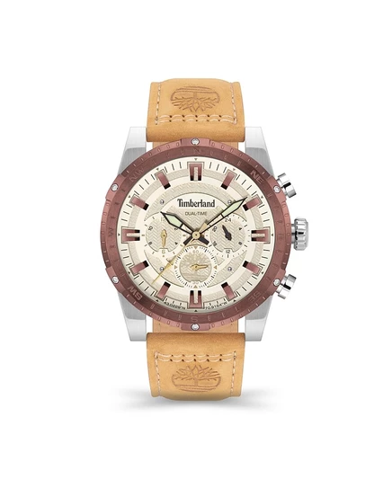 Мужские часы Timberland Fitzwilliam 46 мм, бежевые