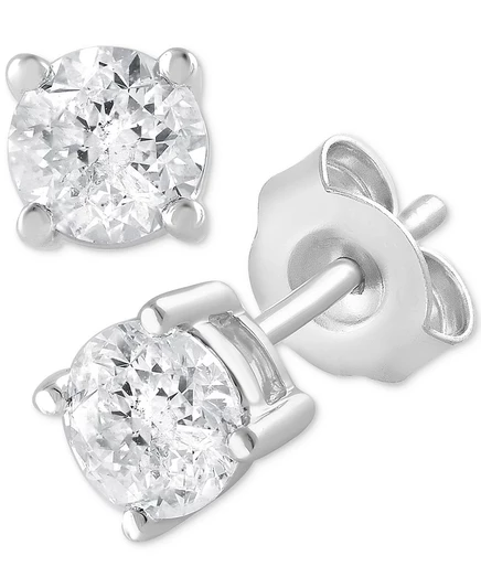 Серьги‑гвоздики Forever Grown Diamonds 1,0 кт в серебре, белые