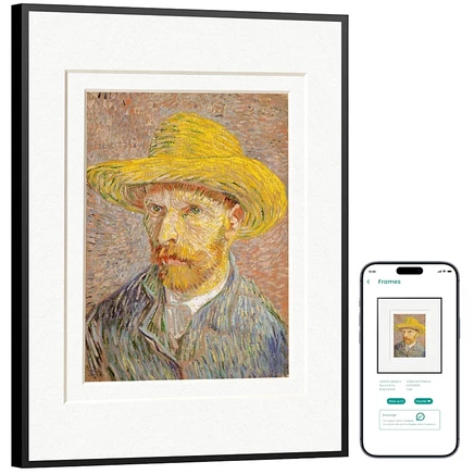 Рамка для фото HUESSEN 13.3″ E Ink Wi‑Fi, черная