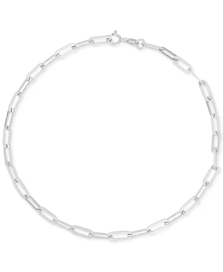 Браслет-скрепка на щиколотке от Giani Bernini, созданный для Macy's silver