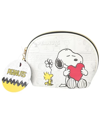 Набор косметичек Peanuts Snoopy, серебристый
