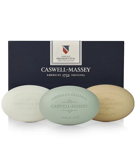 Caswell Massey, 3 шт. Подарочный набор банного мыла Heritage Presidential без цвета