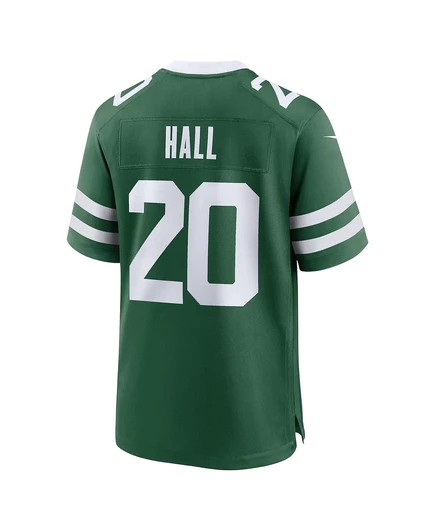Мужское джерси Nike Breece Hall New York Jets, зеленое