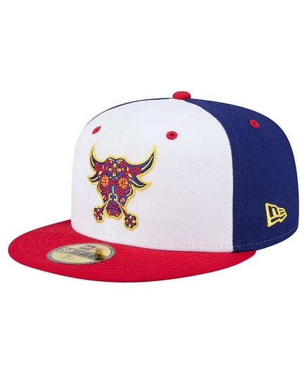 Мужская кепка New Era 59FIFTY Durham Bulls, синяя/красная