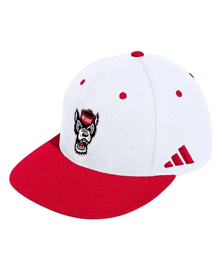 Мужская бейсболка Adidas NC State On-Field, белая