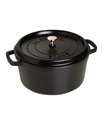 Жаровня Staub 6,6 л чугунная эмалированная, черная
