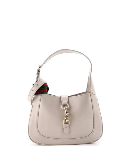 Женская сумка Pre-Owned Gucci Small Jackie Hobo, бежевая