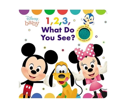 Книжка Disney Baby «1, 2, 3 — Что ты видишь?»