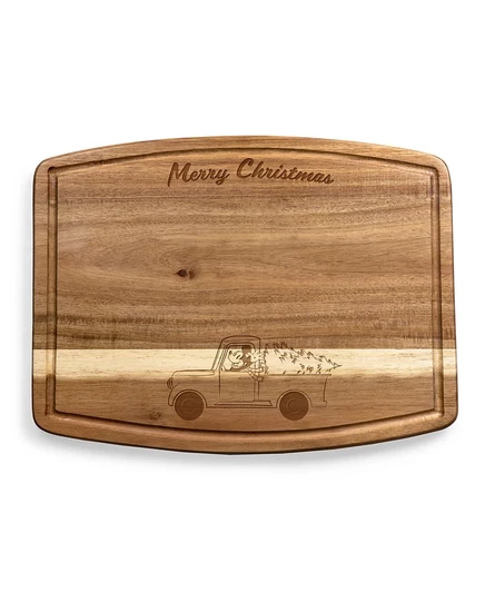 Разделочная доска Toscana Mickey Mouse Ovale из акации, коричневая