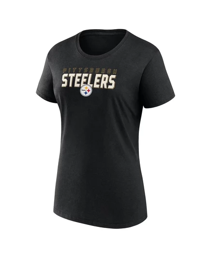 Женская футболка Logo Athletic Pittsburgh Steelers, черная