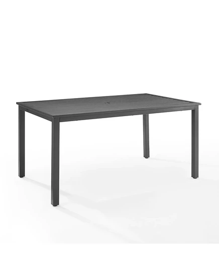 Садовый стол Crosley Hansen из металла, черный