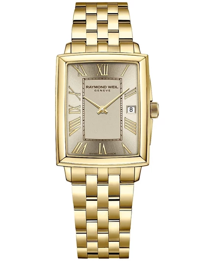Женские часы Raymond Weil Toccata 22,6×28,1 мм, золотистые