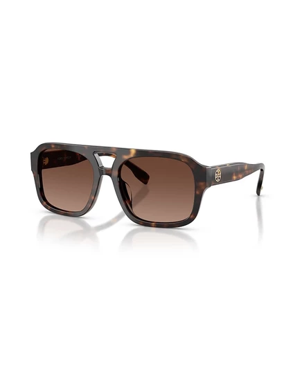 Женские поляризованные солнцезащитные очки Tory Burch TY7224U, коричневые