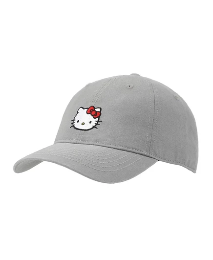 Мужская бейсболка Hello Kitty с вышивкой, бежевая