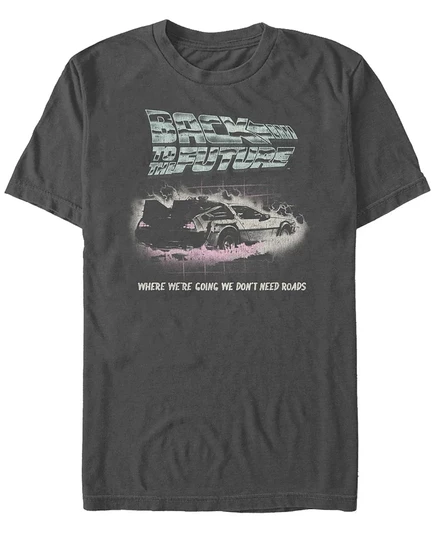 Мужская футболка Fifth Sun Back to the Future, серая