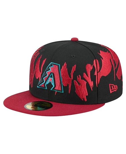 Мужская кепка New Era 59FIFTY Arizona Diamondbacks, черно-красная