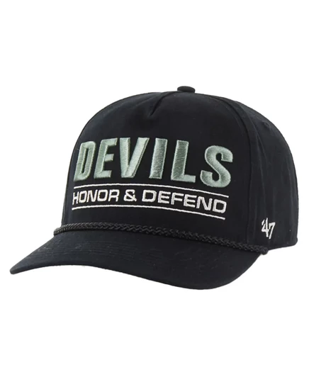 Мужская кепка 47 Brand New Jersey Devils OHT с вышивкой, черная
