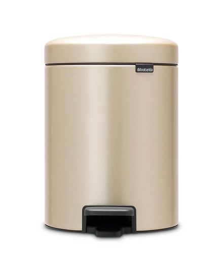 Ведро для мусора Brabantia newIcon 5 л с педалью, бежевое