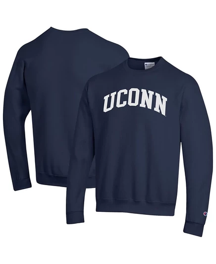 Мужская толстовка Champion Basic Arch UConn Huskies, синяя