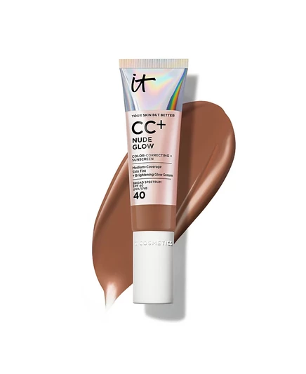 Тональный крем IT Cosmetics CC+ Nude Glow, тёмная бронза