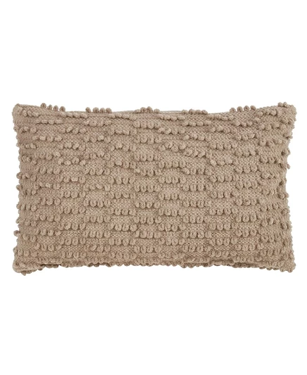 Декоративная подушка Saro Lifestyle Nubby 30×51 см, бежевая