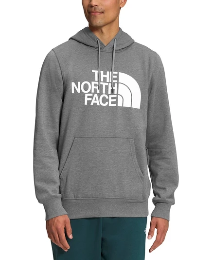 Мужское худи The North Face Half Dome с логотипом, серое
