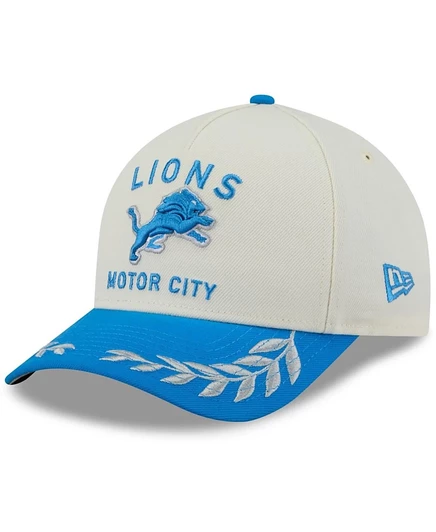 Мужская кепка New Era 9FORTY Detroit Lions, кремово-голубая