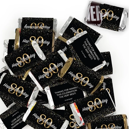 Конфеты Just Candy 80th Birthday мини-ассорти, 76 шт