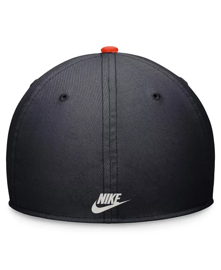 Мужская темно-синяя /оранжевая кепка Nike Houston Astros Cooperstown из коллекции Rewind SwooshFlex Performance Hat navy, orange