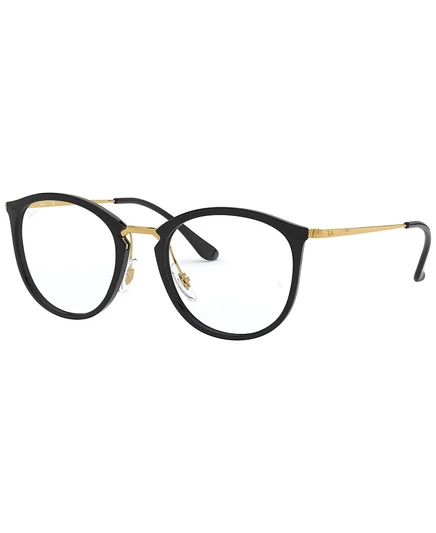Очки Ray-Ban Woman Panthos Plastic RB7140 с оптикой черный