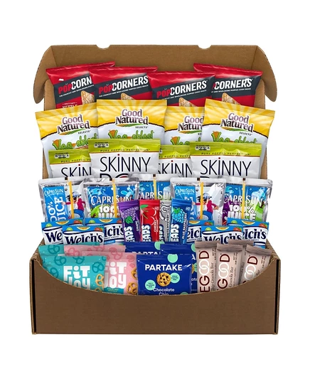 Набор снеков SnackBoxPros без основных аллергенов, 38 шт